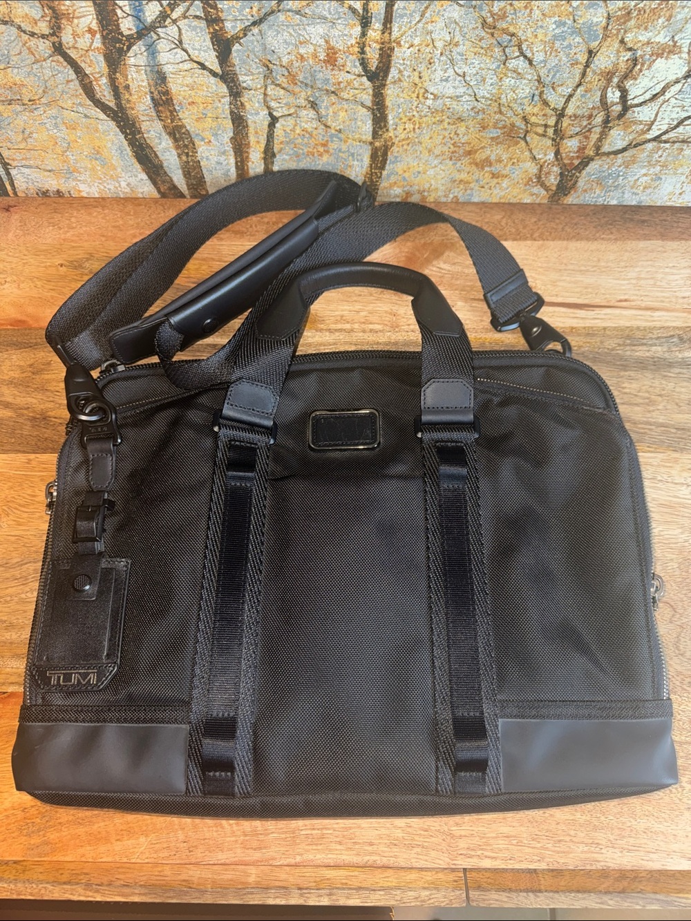 TUMI Alpha Bravo Academy Brief # 142488 Men's Laptop Briefcase